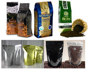 पीईटी / एएल / पीई कॉफी वाल्व हैंग बैग पैकेजिंग हैंग होल के साथ टिकाऊ